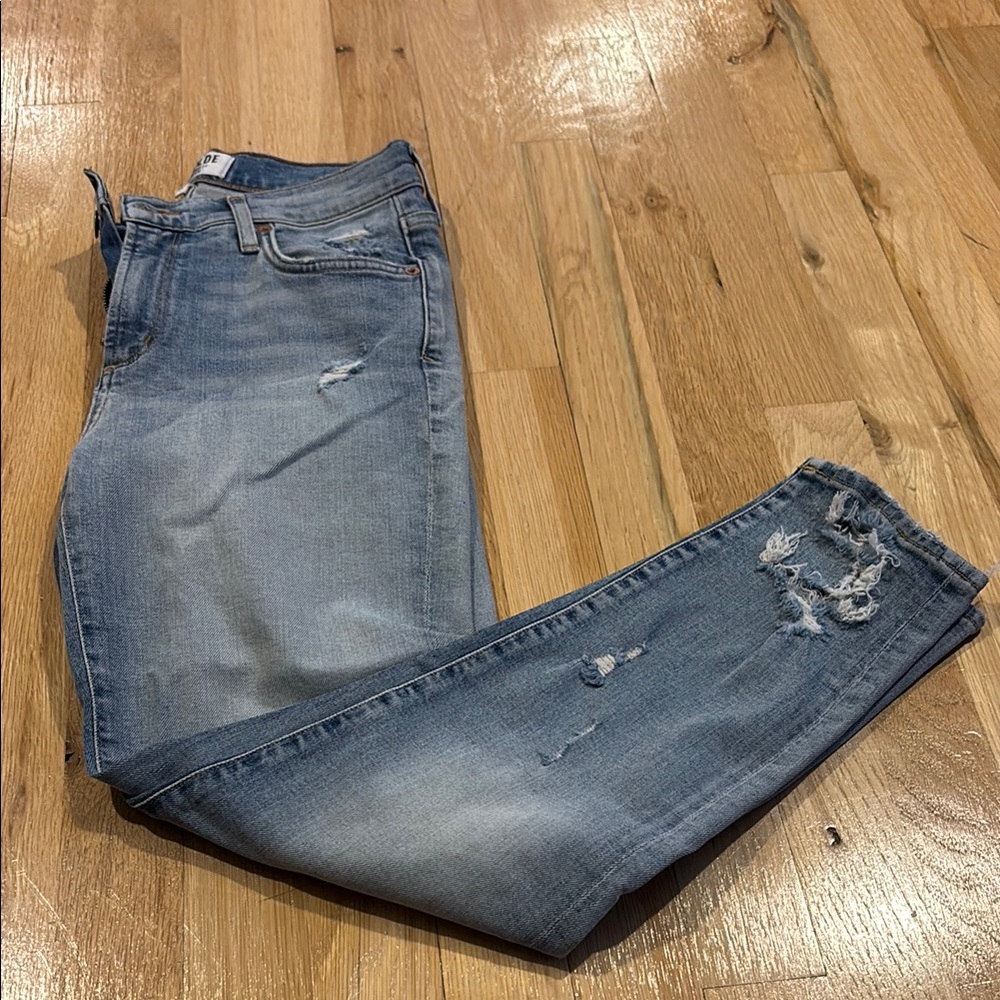 AGOLDE Women’s Light Blue Denim Jeans Size 26